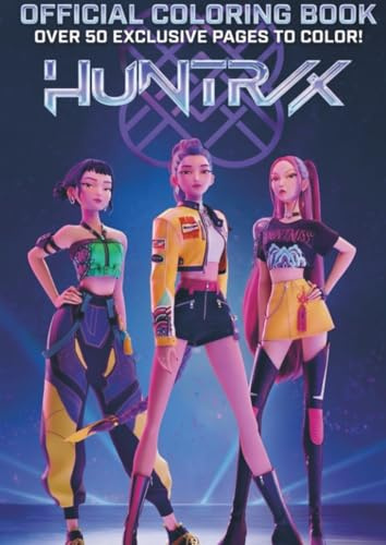 HUNTR/X Coloring Book – 50+ Exclusive Pages: KPop Demon Hunters