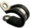On1shelf 10x 25mm Rubber Lined P Clips Hose Pipe Clamp Stainless Steel - Premium Quality-