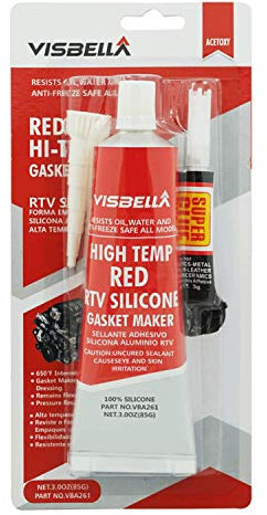 Silicone Rouge Visbella Haute Temperature 105gr Chaudière Fer électrique 315°C