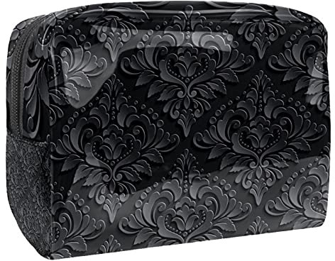 Kosmetiktasche für Damen, Motiv: Gypsy Tribal Ethnisch, geometrisch, tragbar, Reise-Organizer, Tasche für Toilettenartikel, Kosmetiktasche, wasserdicht, , Tribal, ethnisch, geometrisch,