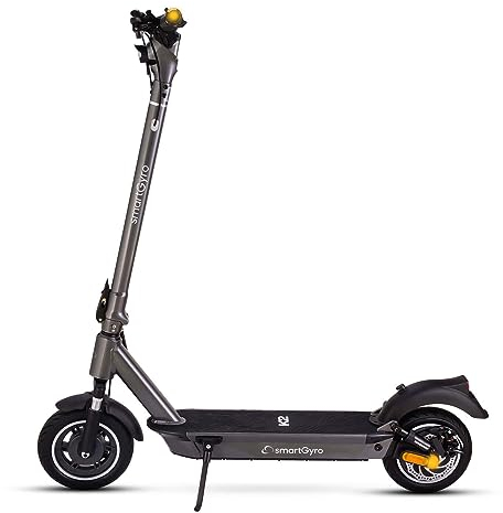 smartGyro K2 Titan – 48V Elektroroller, 13-Ah-Batterie, 50 km Reichweite, schlauchlose 10-Zoll-Lufträder, Federung, Dreifachbremsung, Blinker, App, Deuxième Génération