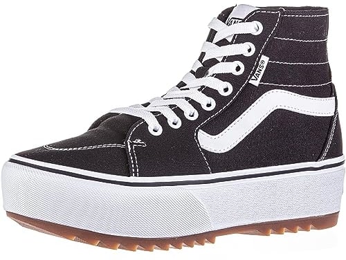 Vans Filmore Hi Tapered Platform ST Sneaker para Mujer, CANVAS BLACK, 38 EU