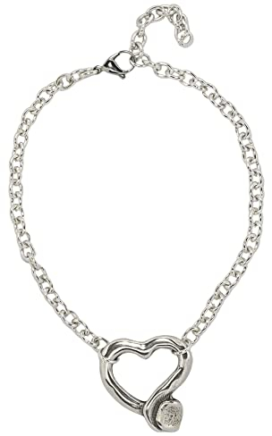 Beau Soleil Jewelry kurze Halskette Kette mit Herz-Anhänger Damen