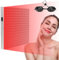 Dpofirs Rotlichttherapielampe, 660nm 850nm LED-Infrarotlichtpanel mit Schutzbrille, Körperschönheitsmaschine für Schönheitssalons, Sanatorien, Turnhallen, Rekonvaleszenz
