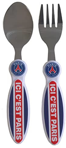 Paris Saint-Germain Set 2 Couverts Fourchette cuillère PSG - Collection Officielle