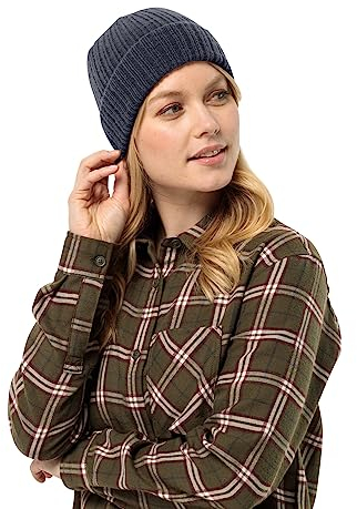 Jack Wolfskin Damen Cushy Beanie-Mütze, Night Blue, S