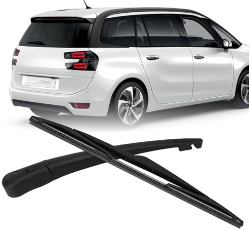 Limpiaparabrisas Trasero, Juego de Escobillas Limpiaparabrisas, Brazo Limpiaparabrisas Trasero Compatible con Citroen C4 Picasso 2006-2013