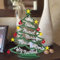 JR Maderas Arbol de Navidad de Madera Personalizado con Nombres - Decoración Navideña de Madera - Arbol de Madera con el Nombre de la Familia - Hecho 100% de Madera - Regalo Ideal.