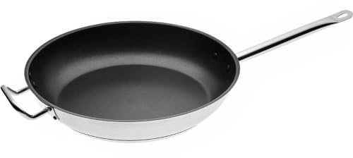 Transgourmet Quality Bratpfanne beschichtet, 36cm, Induktion, aus Edelstahl 18/8, mit Kaltgriff, ohne Deckel