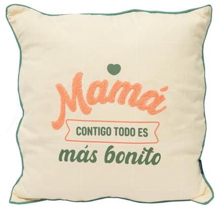 Mr. Wonderful - Cojín - Mamá, contigo todo es más bonito