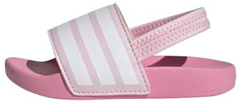adidas Mixte bébé ADILETTE ESTRAP SLIDES INFANTS, Clear Pink/Cloud White/Bliss Pink, 22 EU