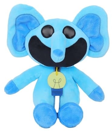 wiztex Smilling Critterr Kuscheltier - 30 cm Blau Critterrs Plüsch - YouTube-Video Terror Capnap Plüschtier - Smilling Critterrs Stuffed Animal Geschenk für Kinder und Fans (Baubba Bubbaphant)