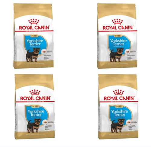 Royal Canin Yorkshire Terrier Puppy Trockenfutter | 4er Pack | 4 x 500 g | Für Welpen bis zum 10. Monat | Unterstützung der körpereigenen Abwehrkräfte
