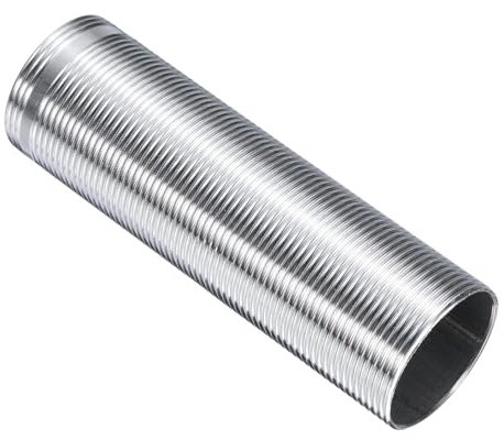 uxcell 4 Faucet Mount Extension Shank Stainless Steel Threaded Pipe Lengthen Mounting Shank Lengthen Fixed High Foot 1PCS