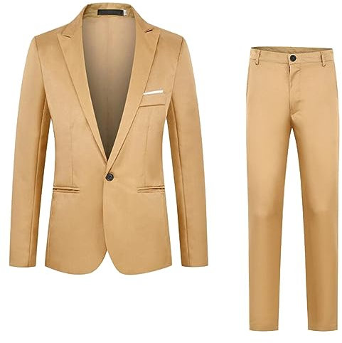 Generisch Sakko Weste Hose Frack Anzug Herren 3 teilig Anzug Set Herren schwarz Schwarze Anzughose Herren XXL Anzug Herren 3 teilig Slim fit Herren Anzug Regular fit 3 teilig