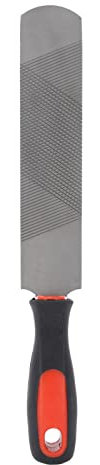 Tiiyee Lima de Herradura de Acero Al Carbono para Cascos de 8 Pulgadas con Ergonómico Flexible para Recortar y Dar Forma Eficiente Ideal para el Mantenimiento de Cascos de Caballos