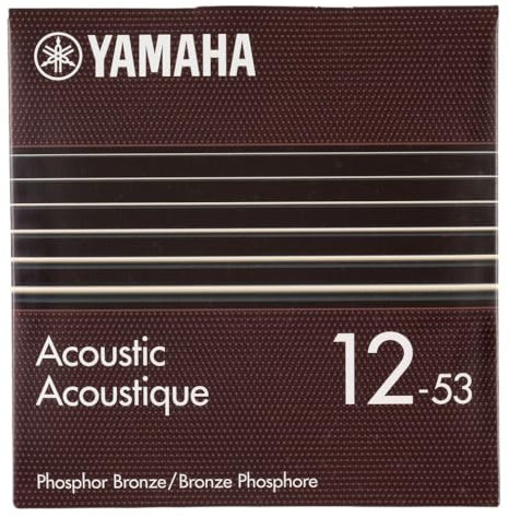 YAMAHA SA12P Corde per Chitarra Acustica – Light (012-053), Phosphor Bronze