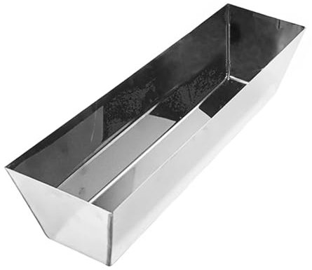 Cloisons sèches - 35,6 cm - 40,6 cm - En acier inoxydable - Renforcé - Côtés coniques - Plateau à outils