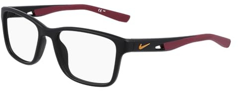 NIKE Brille Größe 53 mm Schwarz, Eye SIZE: 53 BRIDGE: 18 Horizontal MEASUREMENT: 53 Vertical MEASUREMENT: 37