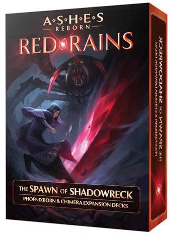 Plaid Hat Games | Ashes Reborn Red Rains: The Spawn of Shadowreck Expansion | Card Game | 2 Players | Ages 14 and up | English
