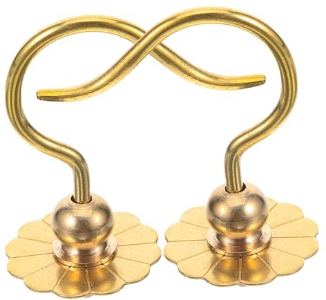 Mipcase Ganci in Ottone per Gabbie per Uccelli Ganci Multiuso per Appendere Gabbie per Animali Domestici Decorativi E Robusti