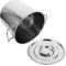 LOPUNER Olla Inoxidable Para y Con Tapa Multiusos Para Cocina Para Cocinar y De y De Limpiar