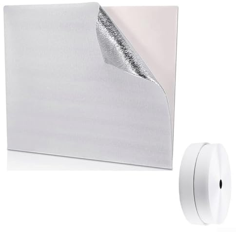 QOXEZY Attic Door Insulation Cover, Loft Hatch Insulation, Thermal Door Cover, Attic Fan Insulation Cover, Attic Vent Insulation Cover For Winter Summer Window Insulation Kits(129cm x 95cm)