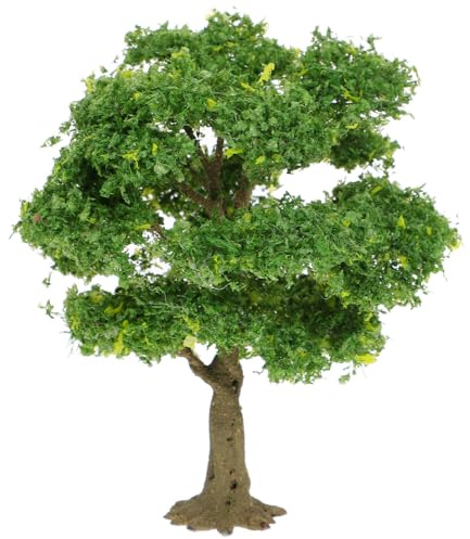 Healifty Modellbau Baum Miniaturbäume aus Eisendraht und PVC Biegbare Zweige Grün für Diorama Modelleisenbahn und Mikrolandschaften