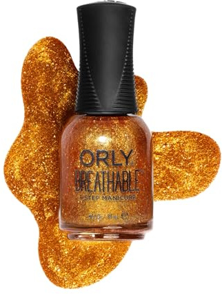 ORLY BREATHABLE Bronze In A Lifetime Nagellack 18ml – luxuriöses Bronze mit Goldschimmer, glamouröser Glow, langanhaltend, atmungsaktiv, vegan & 13-free für elegante Looks