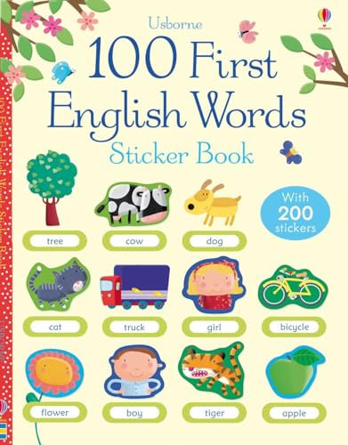100 First English Words Sticker Book (100 First Words Sticker Books)