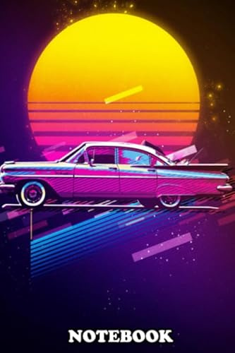 Notebook: Classic Car , Journal for Writing, College Ruled Size 6 x 9, 110 Pages