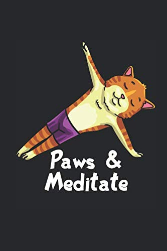 Katzen Yoga Notizbuch: Katze macht Yoga Notizbuch / Notizheft / Notizblock A5 (6x9in) Dotted Notebook / Punkteraster / 120 gepunktete Seiten