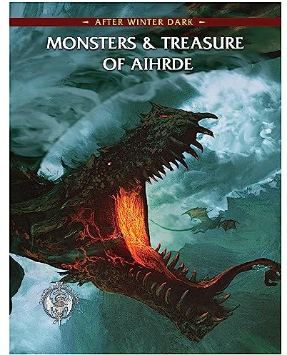 Troll Lord Games: After Winter Dark: Monster & Treasure of Aihrde - Hardcover RPG Buch, Ein Fantasy-Rollenspiel