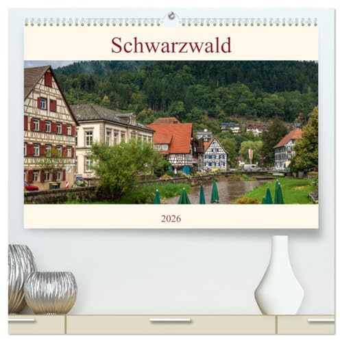 Schwarzwald (hochwertiger Premium Wandkalender 2026 DIN A2 quer), Kunstdruck in Hochglanz: Kulturlandschaft Schwarzwald in Bildern festgehalten. (CALVENDO Orte)
