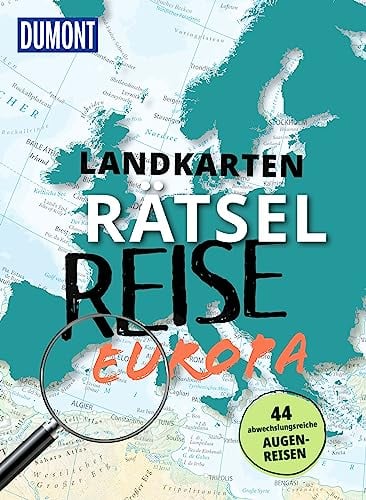 DUMONT Bildband Landkarten-Rätselreise Europa: 44 abwechslungsreiche Augenreisen