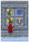 Korsch Adventskalenderkarte God Jul Neugieriger Tomte Nr.22129-12467