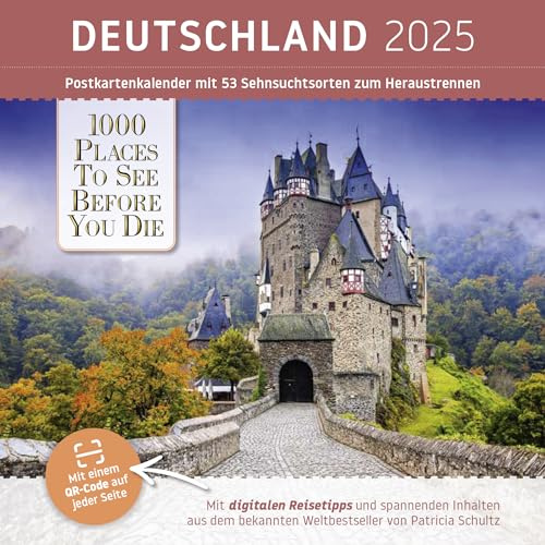 Deutschland 2025: 1000 Places Postkartenkalender