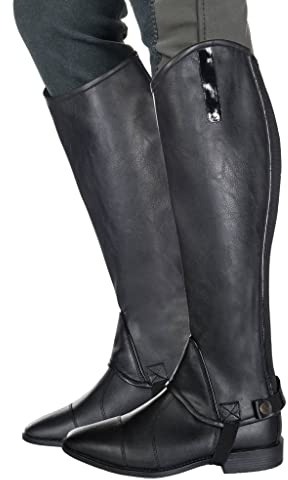 HKM Unisex Reitletten -Elastik-9100 Reitstiefel | Farbe: , Größe: 4