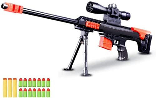 OYJD Pistolet-Jouet，Fusil de tireur d'élite Militaire de Combat d'élite de Barrett, Fusil de tireur d'élite de Jouet de CS en Plein air pour Enfants