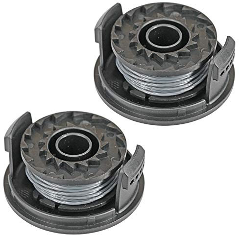 SPARES2GO 6m Line Spool & Cover Compatible with Qualcast CLGT2425H/A Strimmer Trimmer (1.5mm, Pack of 2)