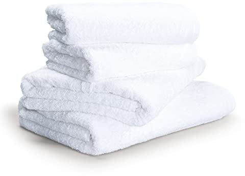 möve Superwuschel Handtuch-Set, 2 Duschtücher 80 x 150 cm & Handtücher 50 x 100, Made in Germany, 100% Baumwolle, Snow, 2x50x100cm + 2x80x150cm