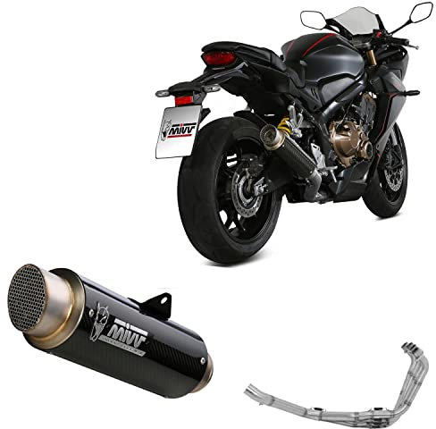 MIVV Auspuff komplett gp-pro carbon kompatibel mit Honda cbr 650 r 2019 2020