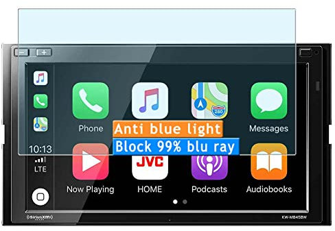 Vaxson 2 Pièces Anti Lumière Bleue Film Protecteur d'écran, compatible avec JVC KW-M845BW [pas en Verre Trempé] Neuf Screen Protector Guard