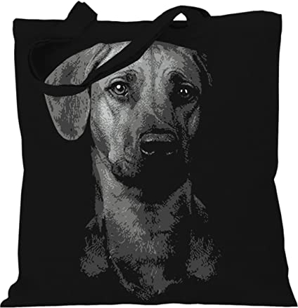 Stoffbeutel Jutebeutel Lange Henkel mit Spruch Rodesian Ridgeback