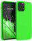 kwmobile Case Compatible with Apple iPhone 12 Pro Max Case - TPU Silicone Phone Cover with Soft Finish - Neon Green