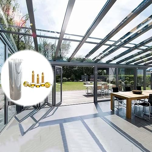 Placas de Policarbonato Planchas Impermeable para Tejados,Marquesinas Exterior para Puertas y Ventanas,Toldo Cubierta para Jardín,Resistentes a la Intemperie y Transparentes,Personalizable (0.6x1m)