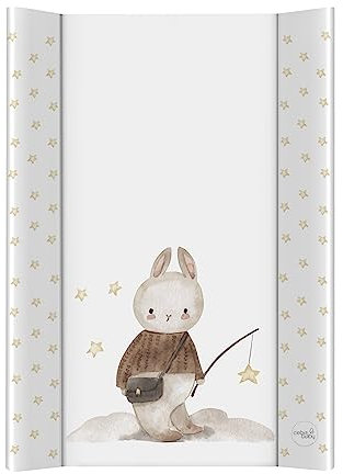 Ceba Baby® Fasciatoio da Tavolo rigido 70x50 cm - 2 Cunei Fasciatoio da Lettino Lavabile Fasciatoio da Culla per Bambine e Bambini - sognatore