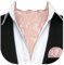 HISDERN Herren Krawattenschal Paisley Blumen Rosa Krawattenschal mit Einstecktuch Taschentuch Set Halstuch fur Hochzeit Business Punkt Ascot Krawatte und Einstecktuch