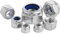 Verbindungsmutter, Sechskantmutter, Verbindungsmutter Nylon-Sicherungsmutter 304 Sechskant-Edelstahl 304 M2 M2,5 M3 M4 M5 M6 M8 M10 M12 M14 M16 M20 M24 Nylonmutter Gewindestangengröße: M1 4 5 Stück) (