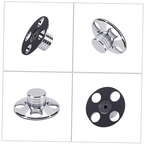 Gatuida Vinyl Record Turntable Record Weight Clamp Disc Stabilizer Speaker Metal Disc Vibration Suppressant Aluminum Alloy